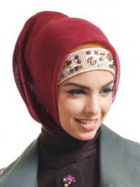 Jilbab Modern Untuk Wajah Bulat