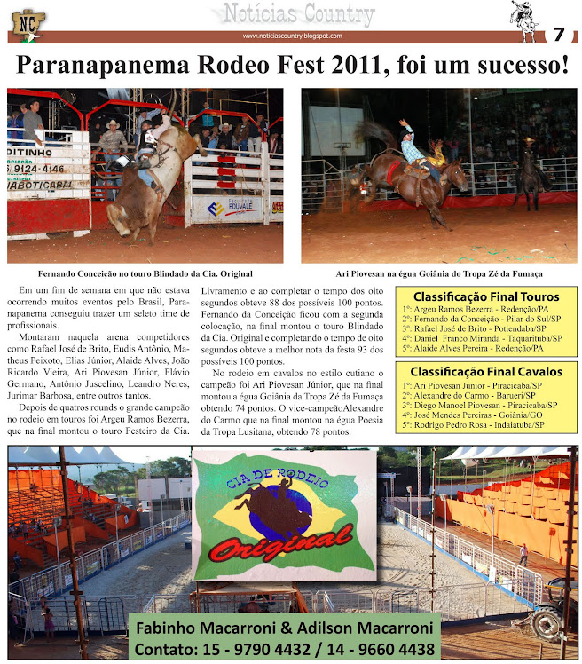 Paranapanema Rodeo Fest 2011