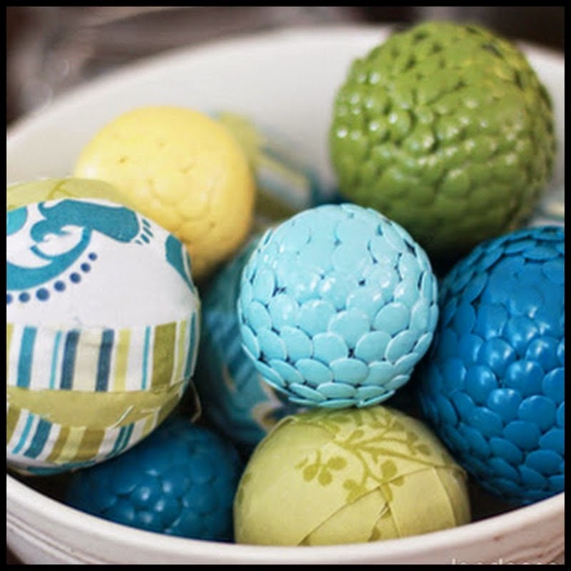 Dollar Store Crafter Thumbtack Vase Fillers