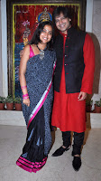 Vivek Oberoi With His Wife Priyanka on Diwali Celebration