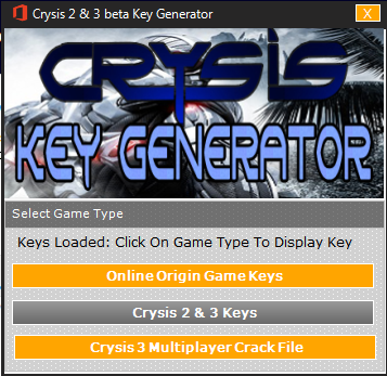 Free Cd Key Game Crysis