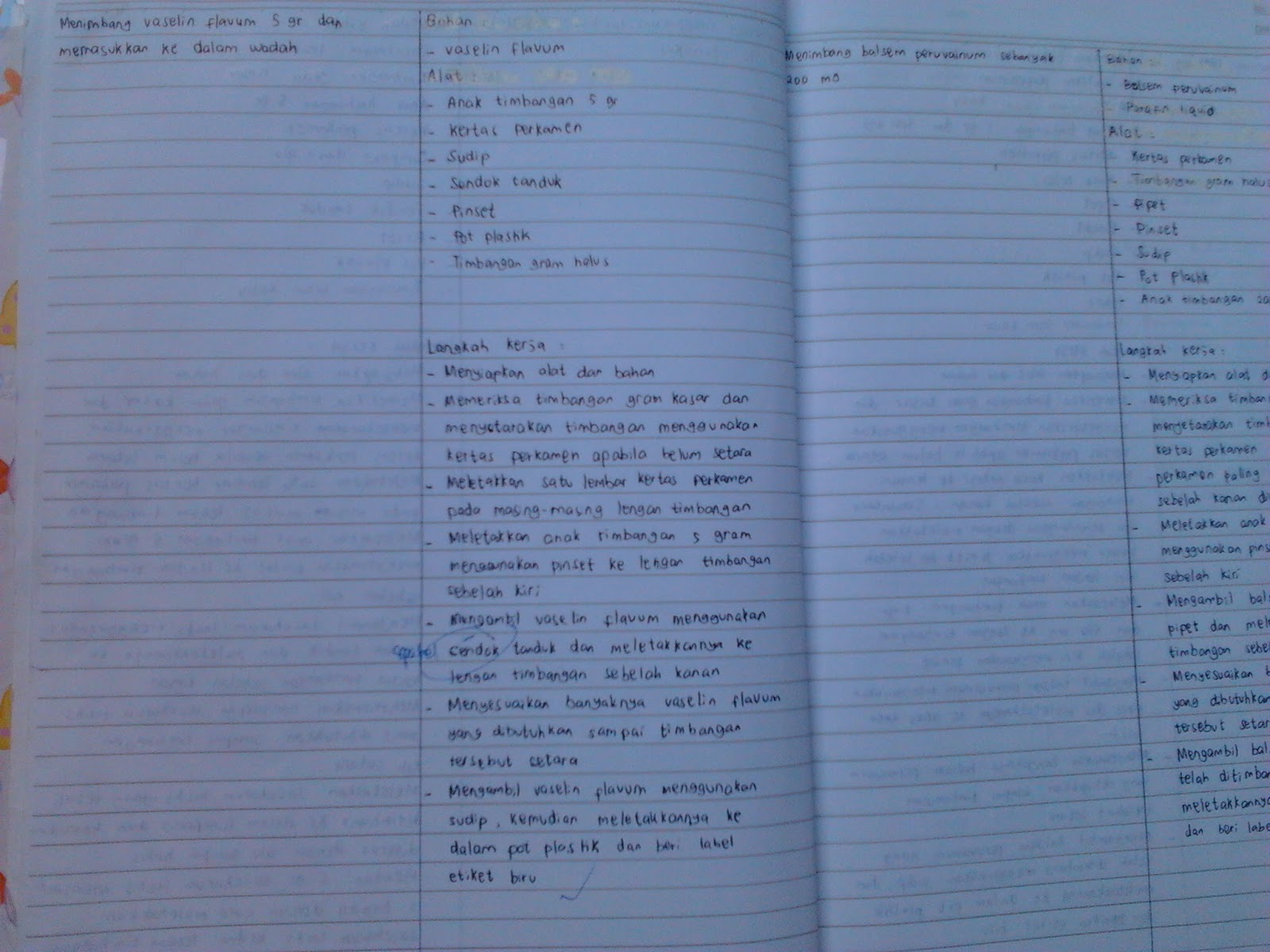 Jurnal Praktek Farmasetika #2 ~ NOBODY�S PERFECT