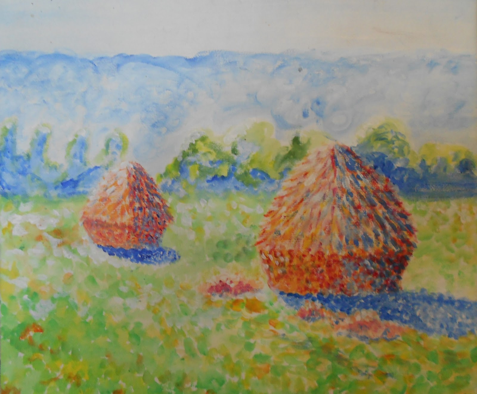 Bidt af billedkunst!: i høet med monet! Monets blomster billeder