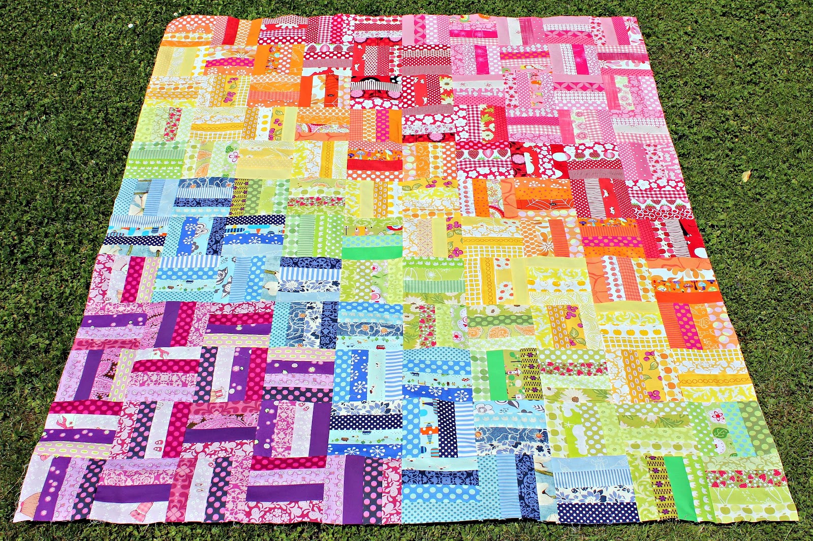 Sew me a fumberlant Picnic Quilt Top