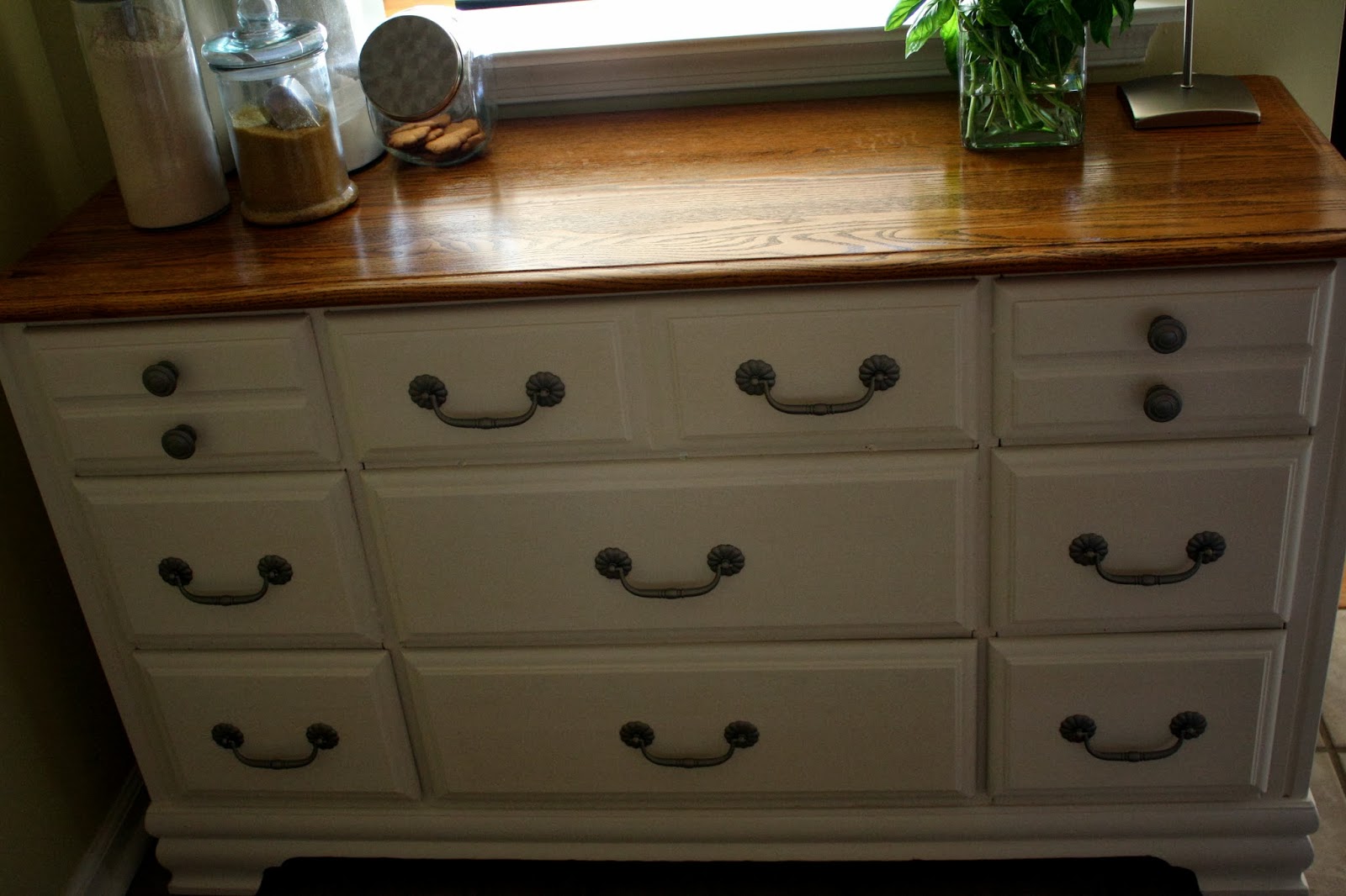 the semifrugal life diy dresser turned kitchen