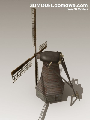 Windmill 3D Model