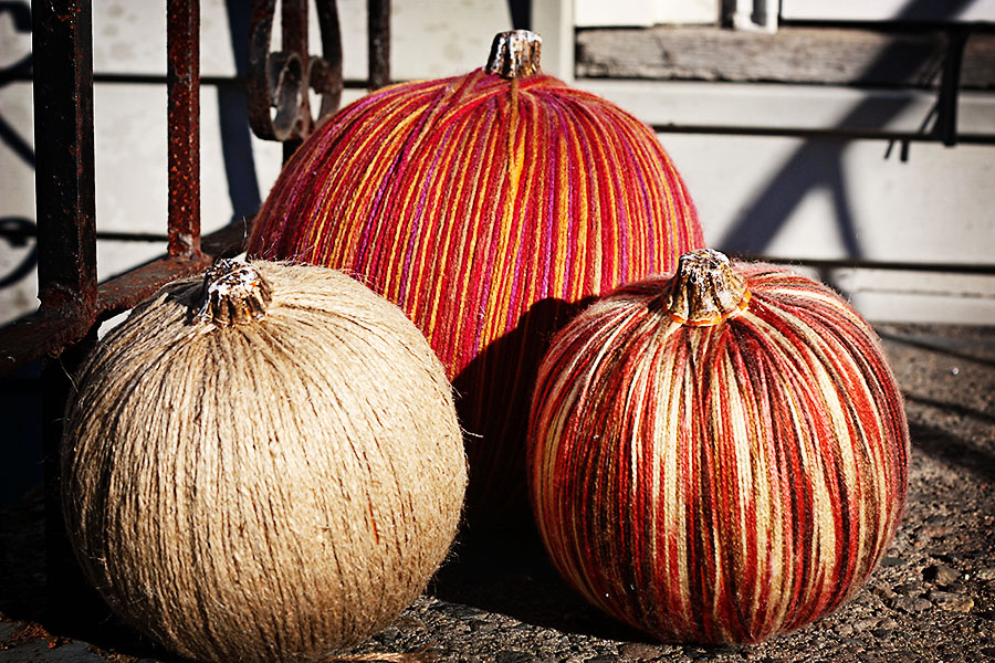 Autumn Yarn Pumpkins / StarryEyed
