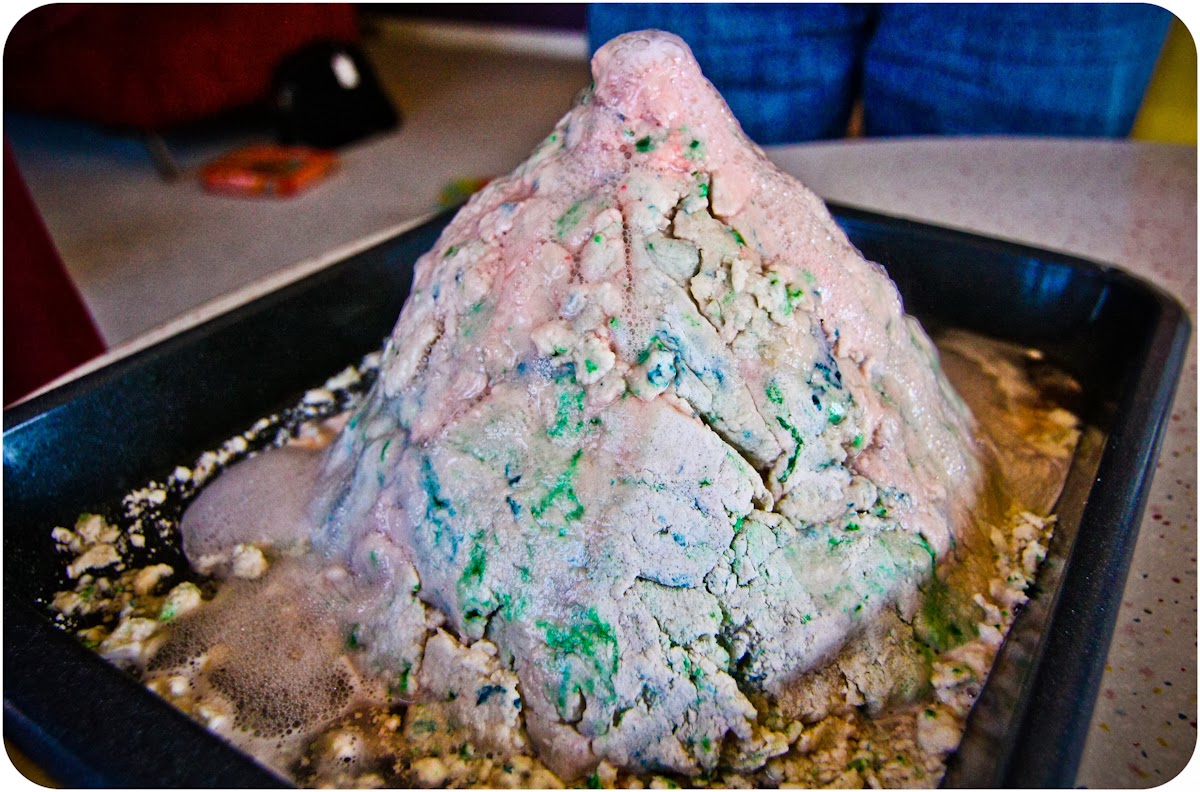 You know how we're an art family... first science fair project