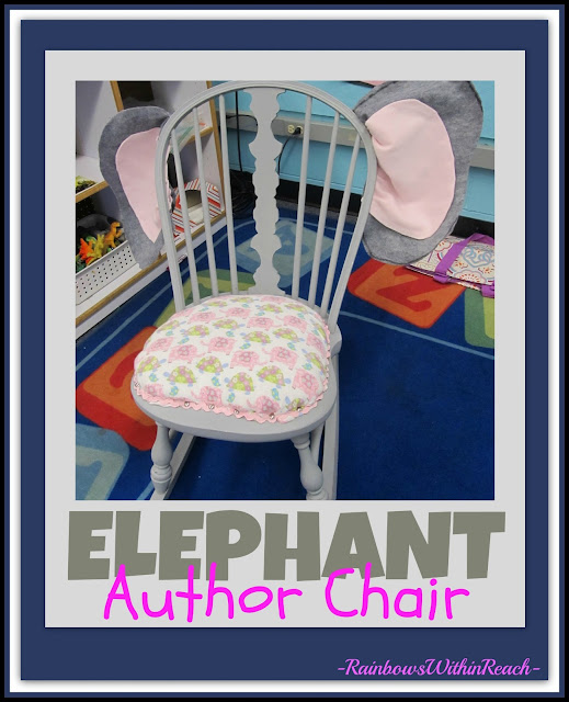 photo of: Children's Author Chair with Elephant Ears via RainbowsWithinReach