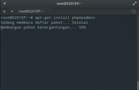 Instal MySQL dan phpMyAdmin : Instal phpMyAdmin Instal MySQL dan phpMyAdmin : Instal phpMyAdmin