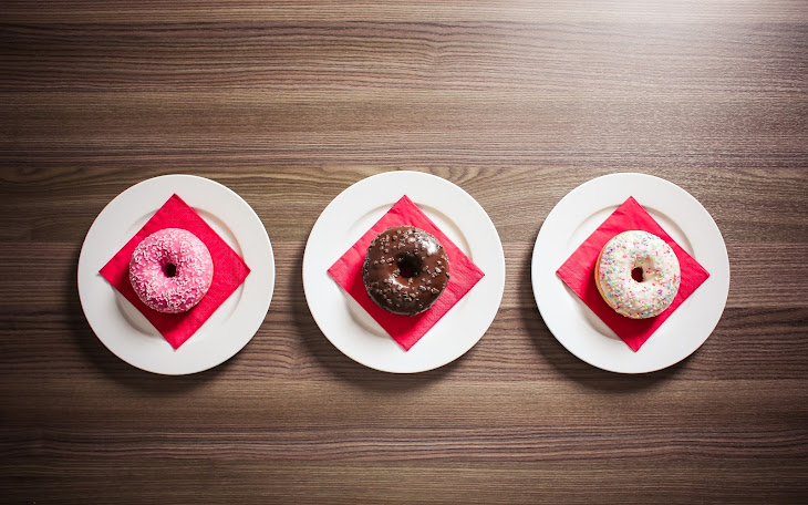 Three Sweet Donuts