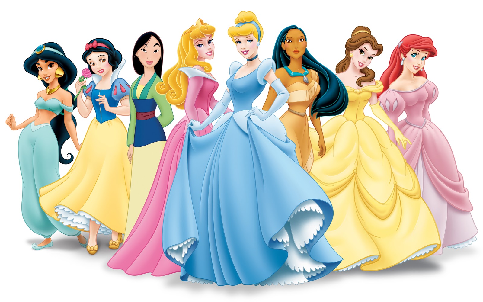 Disney Princesses Valentine Card Happy Love Valentine Princess