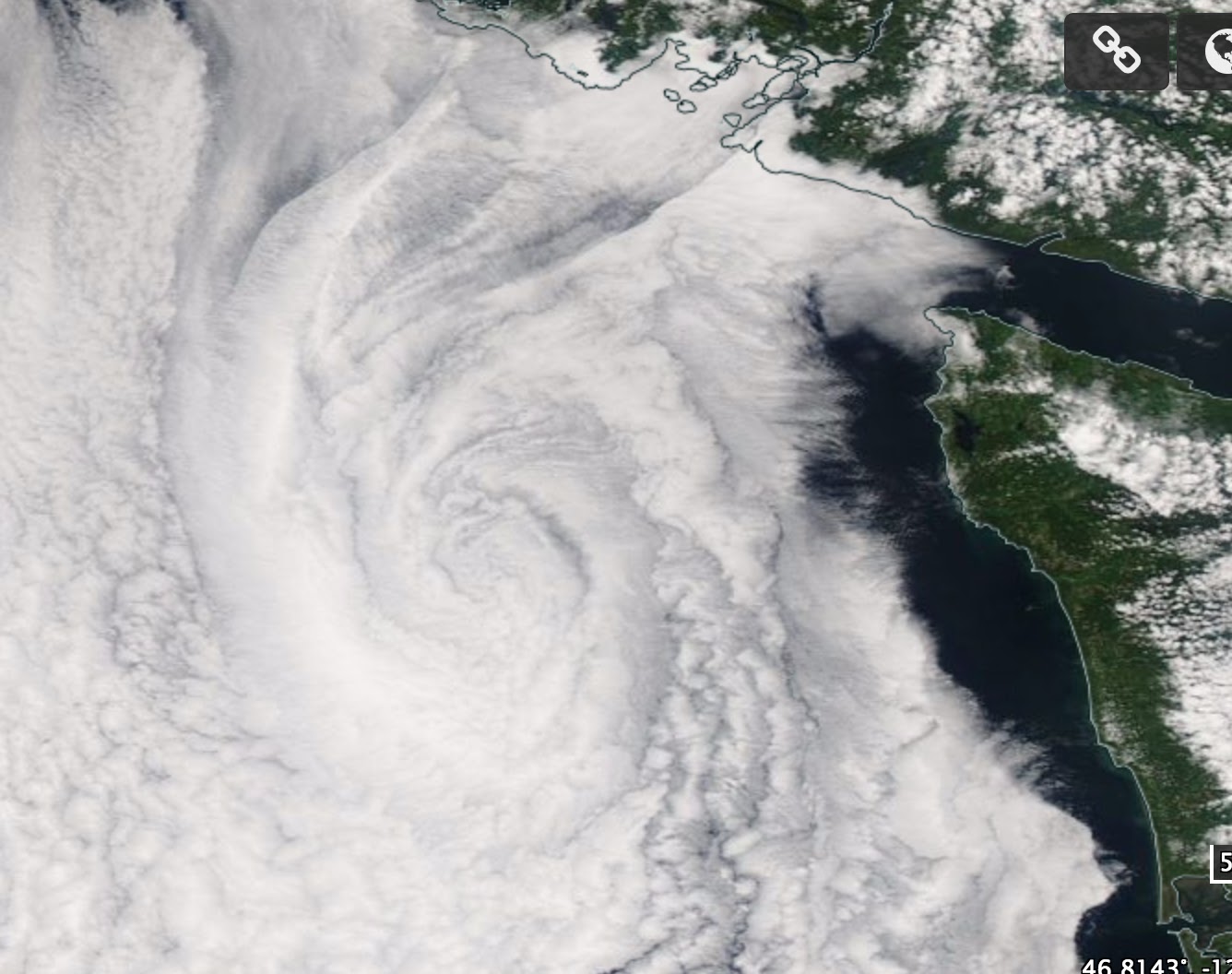 Cliff Mass Weather and Climate Blog A coastal eddy, Eastern WA rain