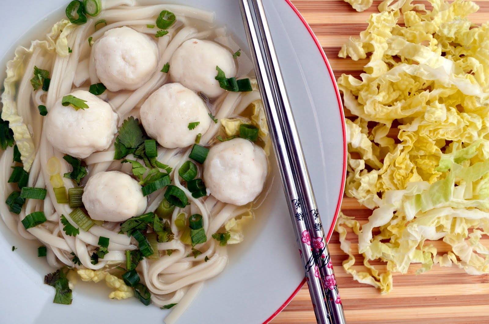 iron stef fish balls with sweet pork filling