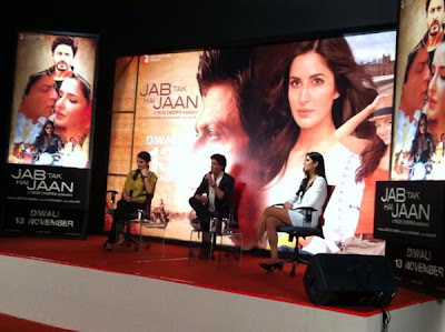 SRK, Katrina Kaif and Anushka at a press conference at YRF Studios!