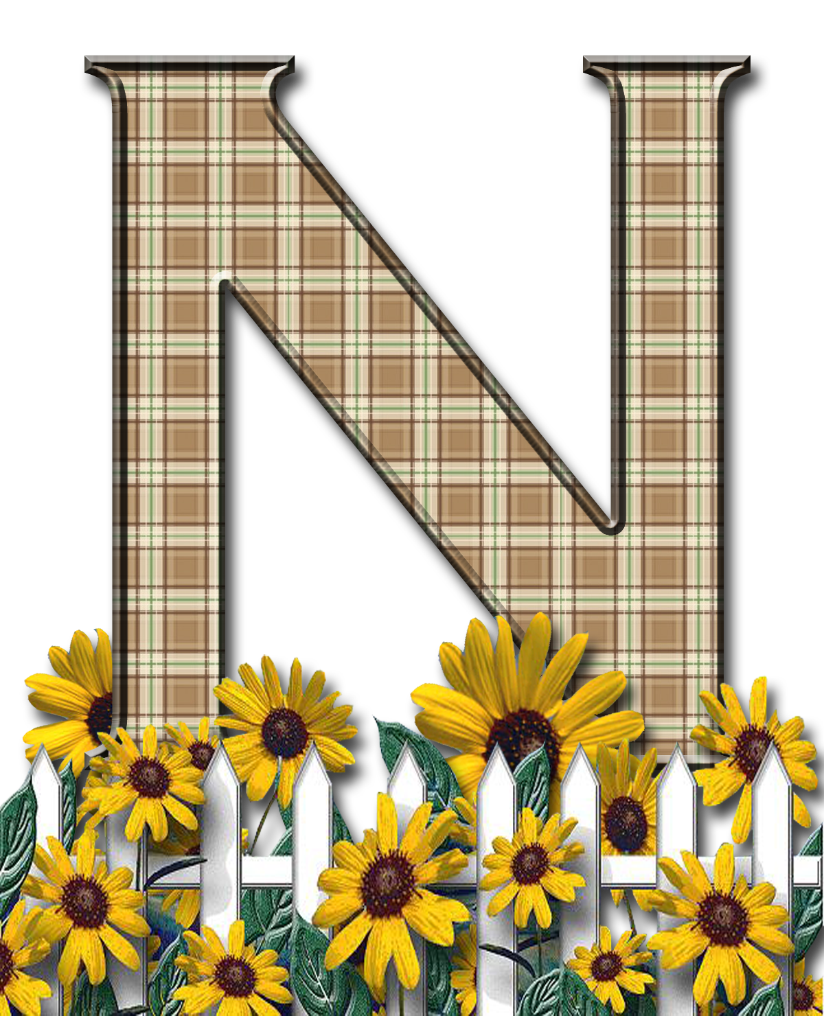 sunflower alphabet