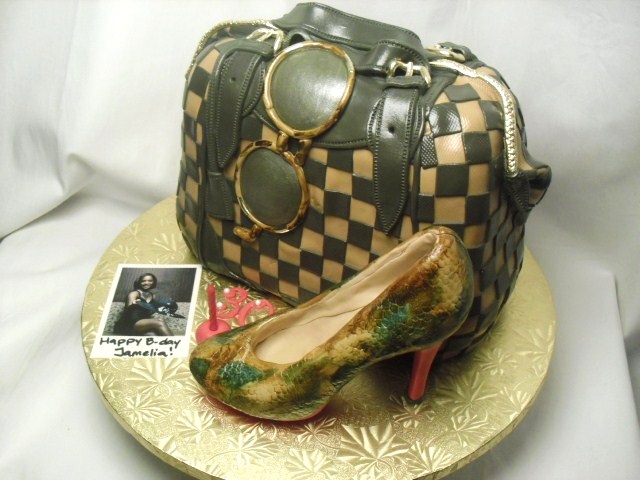 made FRESH daily: Louboutin and Louis Vuitton Birthday Cake!