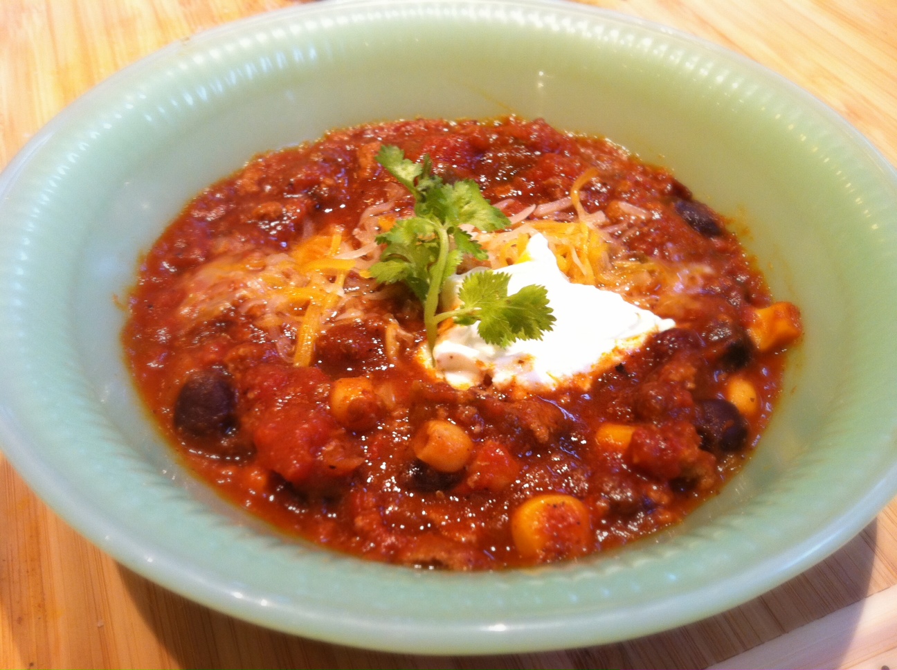 A Bird in the Sea "I can't believe it's turkey" Beer Chili