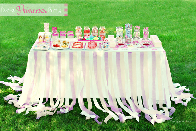 Mommy Testers Easy Diy Crepe Paper Streamer Tablecloth Princess
