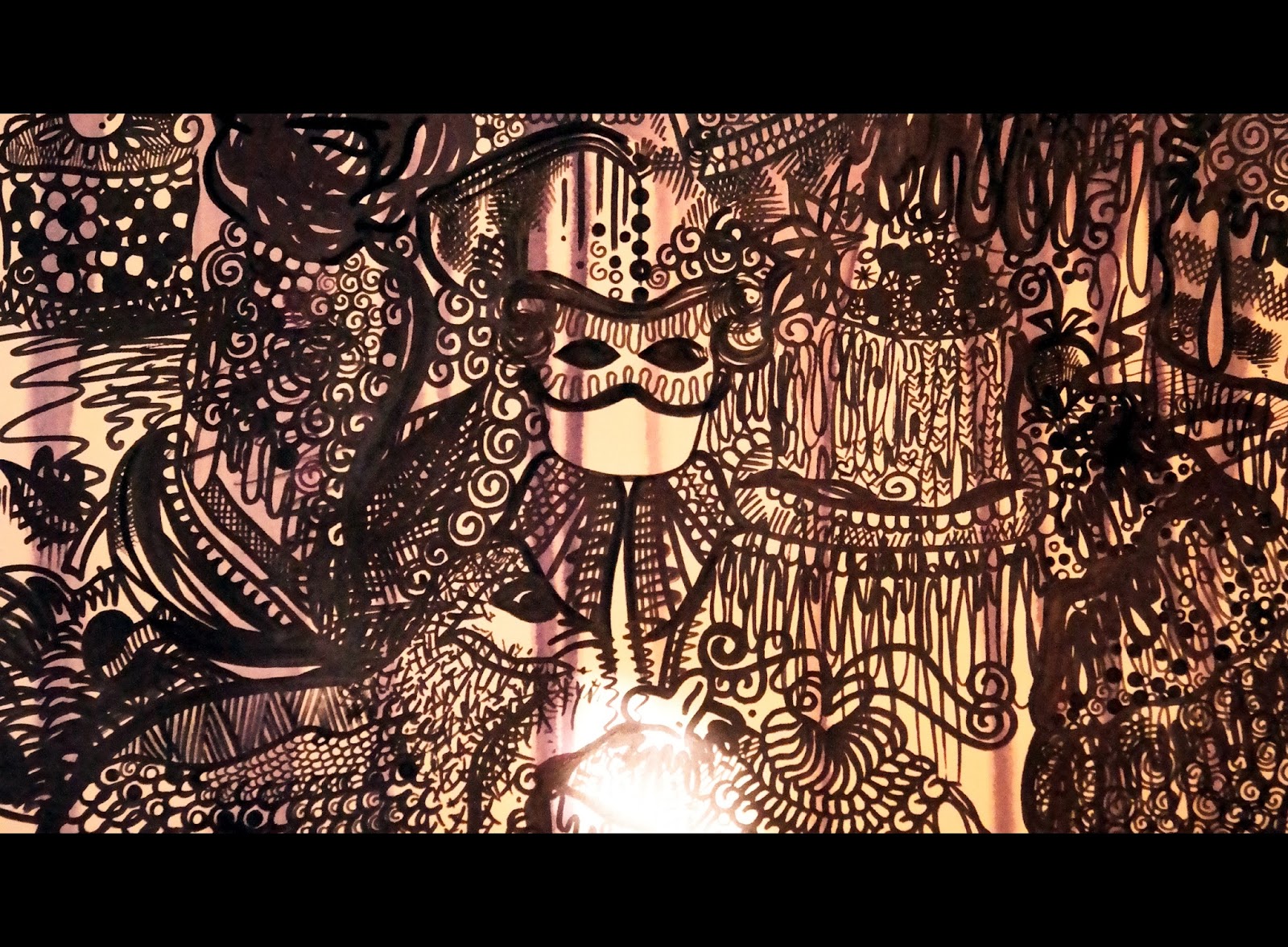 Jiwon Oh Display Mural Illustration: Immersive Theatre Set Design