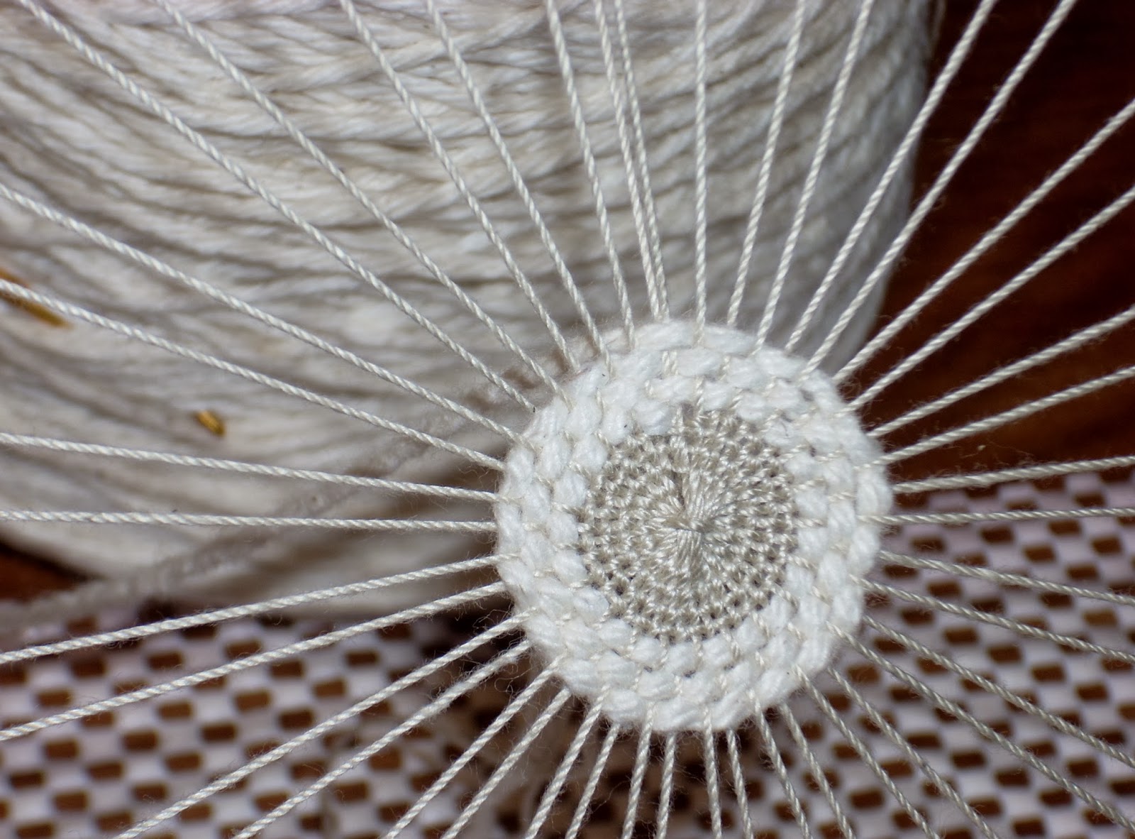 HeartSong Studio Needle Weaving on a Circular Loom