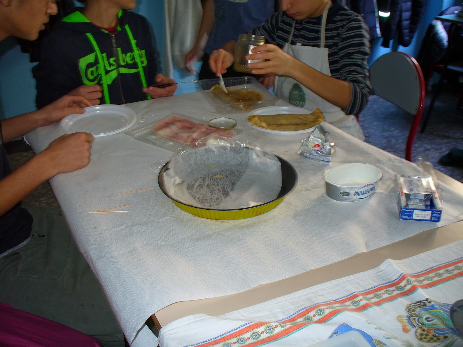 Terza A Laboratori interattivi GALETTE FORMAGGIO E PROSCIUTTO E