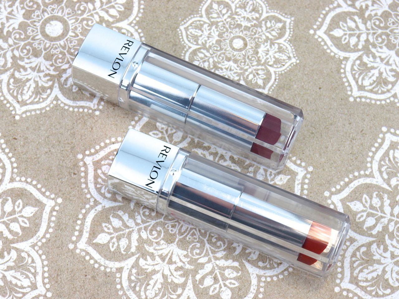 Revlon Ultra HD Lipstick in "Gladiolus" & "Iris": Review and Swatches
