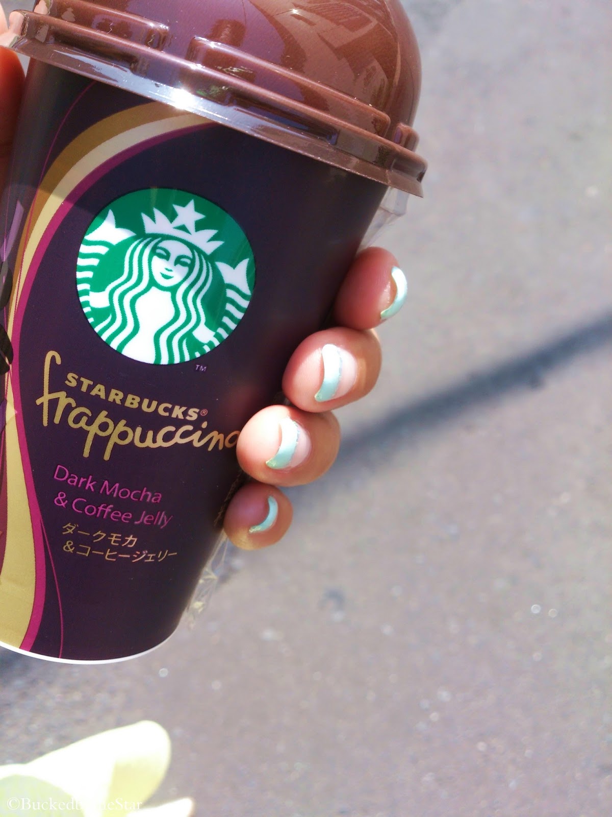 Bucked by the Star Starbucks Frappuccino (Dark Mocha & Coffee Jelly)