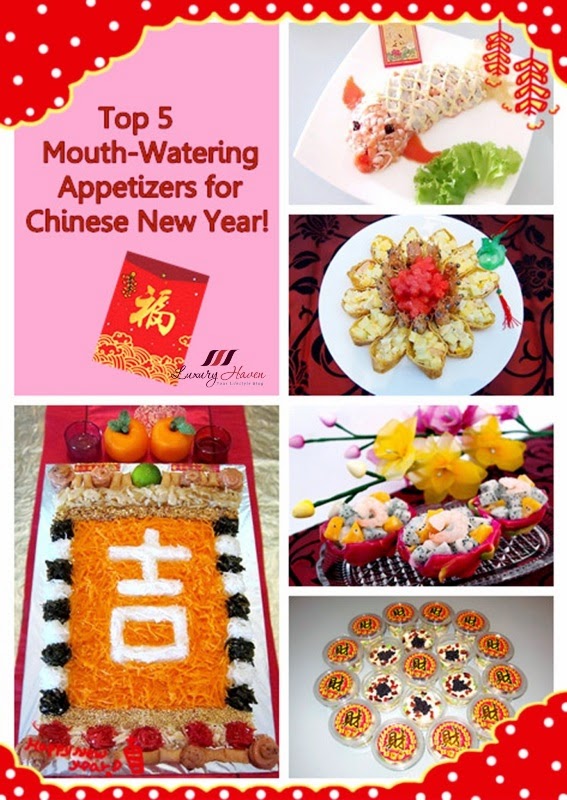 Top 5 Appetizing Chinese New Year Gourmet Appetizers!