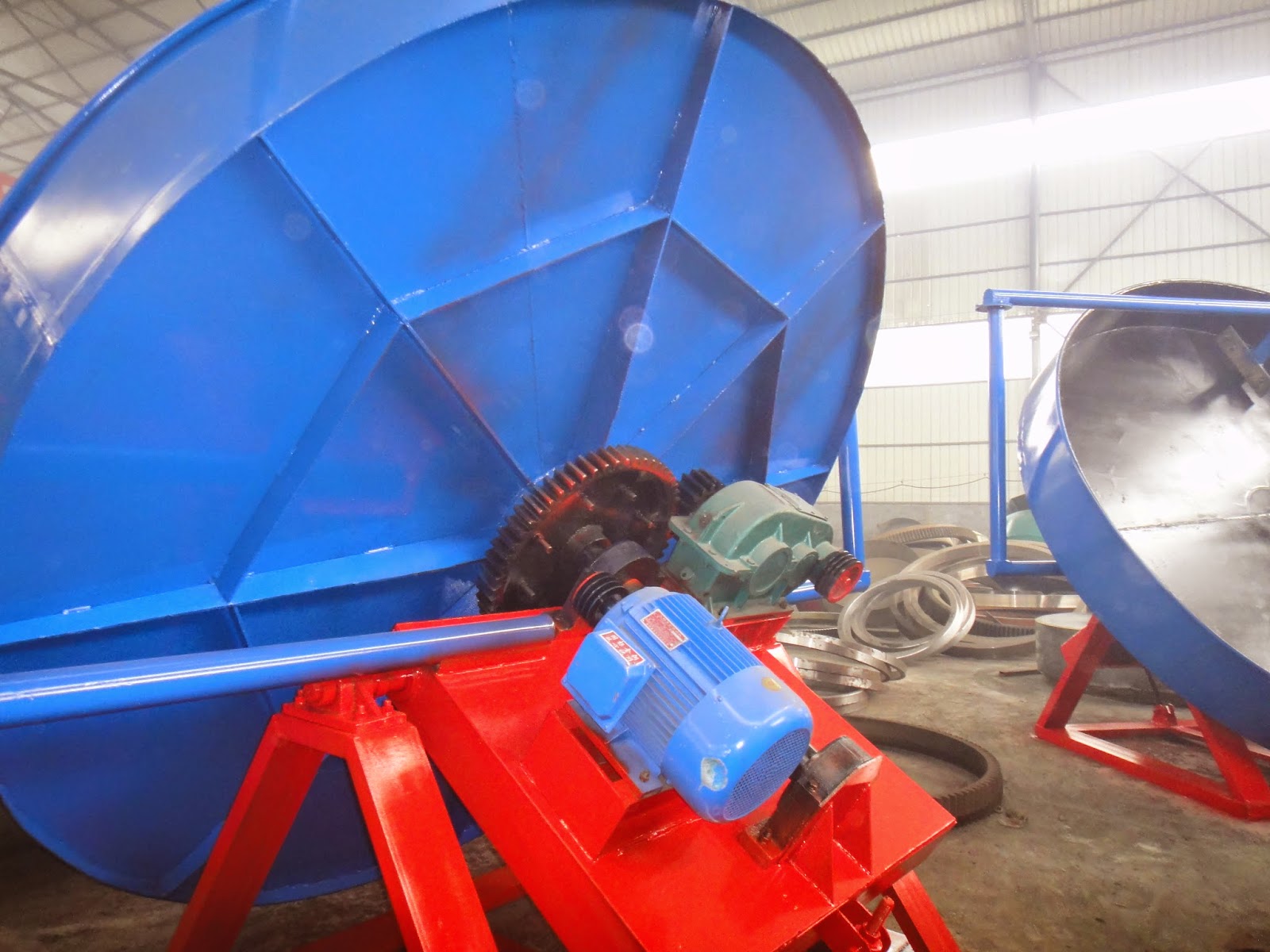 fertilizer granulator machine/rotary drum dryer disc fertilizer