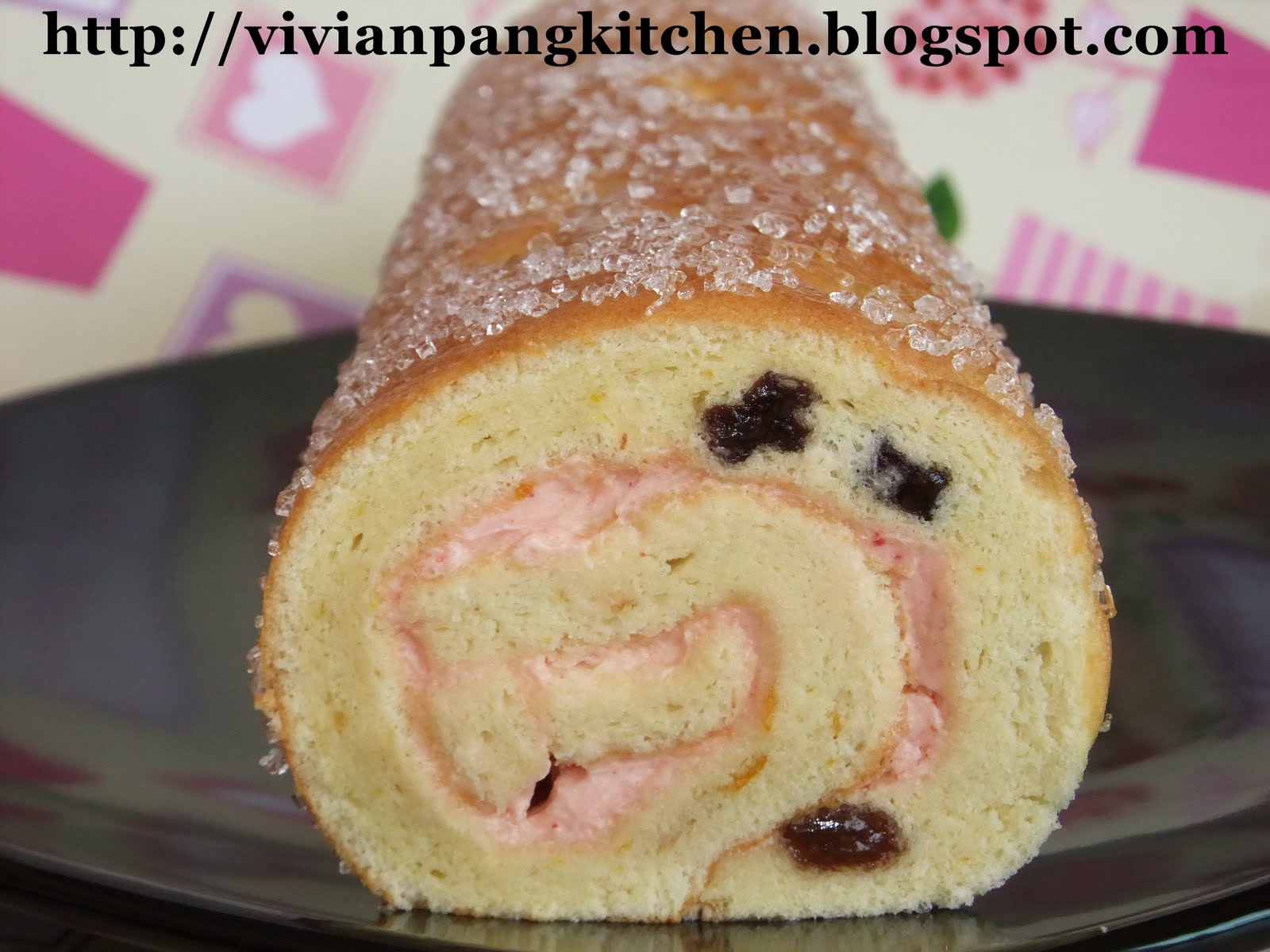 Vivian Pang Kitchen Raisins Swiss Roll/ Chiffon Cake Method