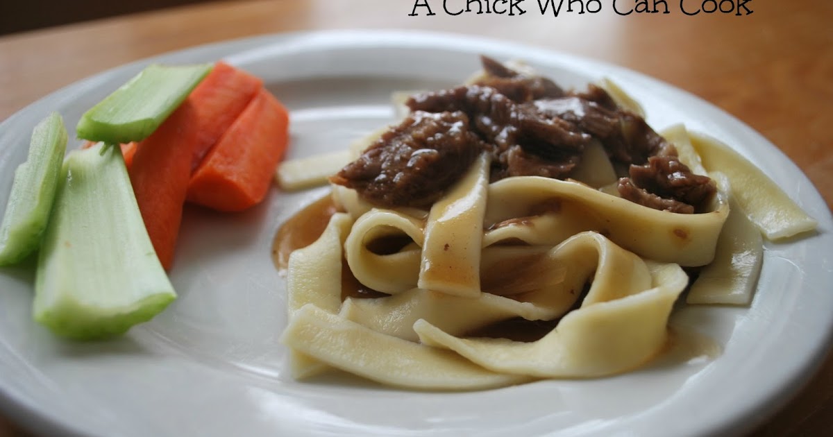 A Chick Who Can Cook Roast Beef Noodles