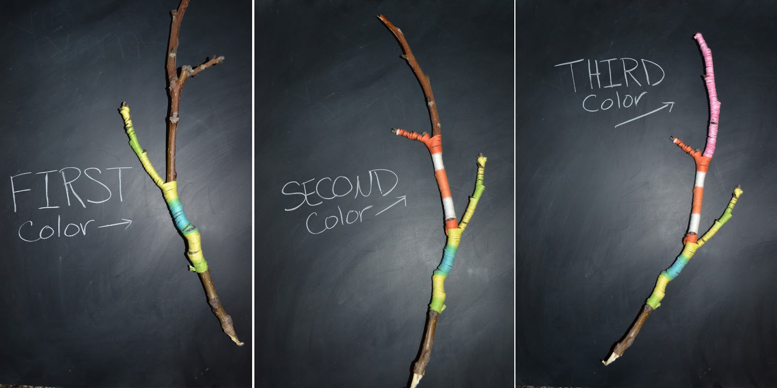 Just Plane Cute Yarn Wrapped Branches