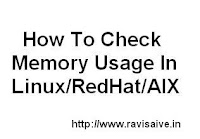 Check Linux Memory Usage
