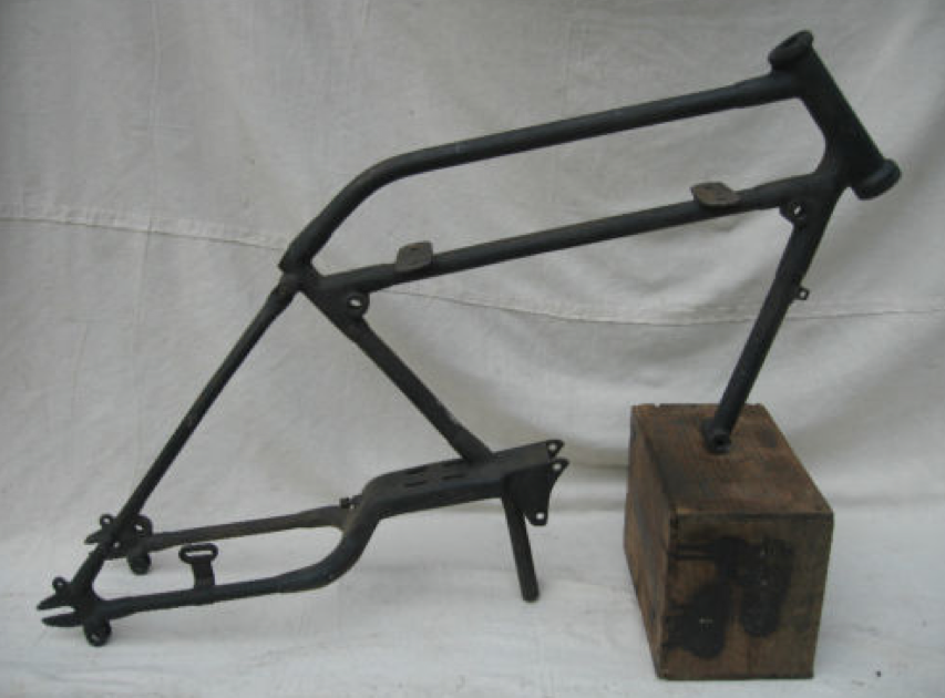 Vintage Norton Motorcycles 1922 Model Big Four Norton frame and forks