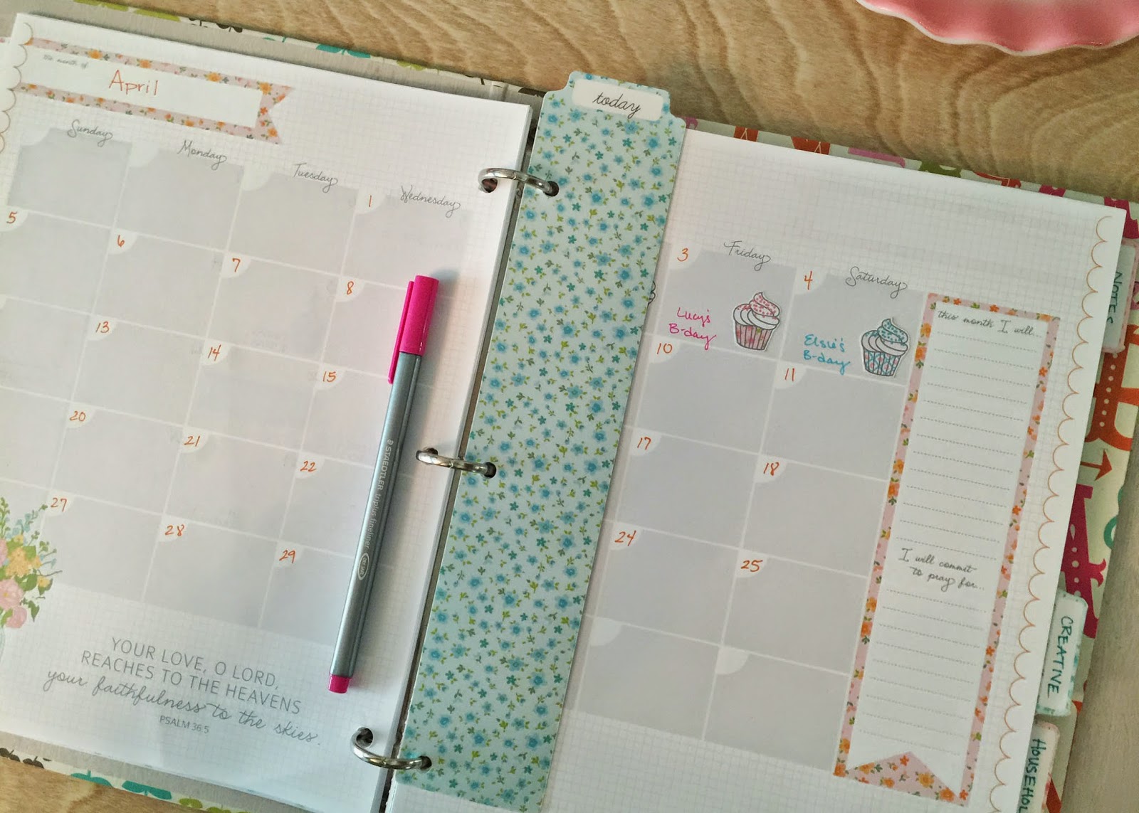 amy j. delightful blog Make a Planner/Binder bookmark... Tutorial and