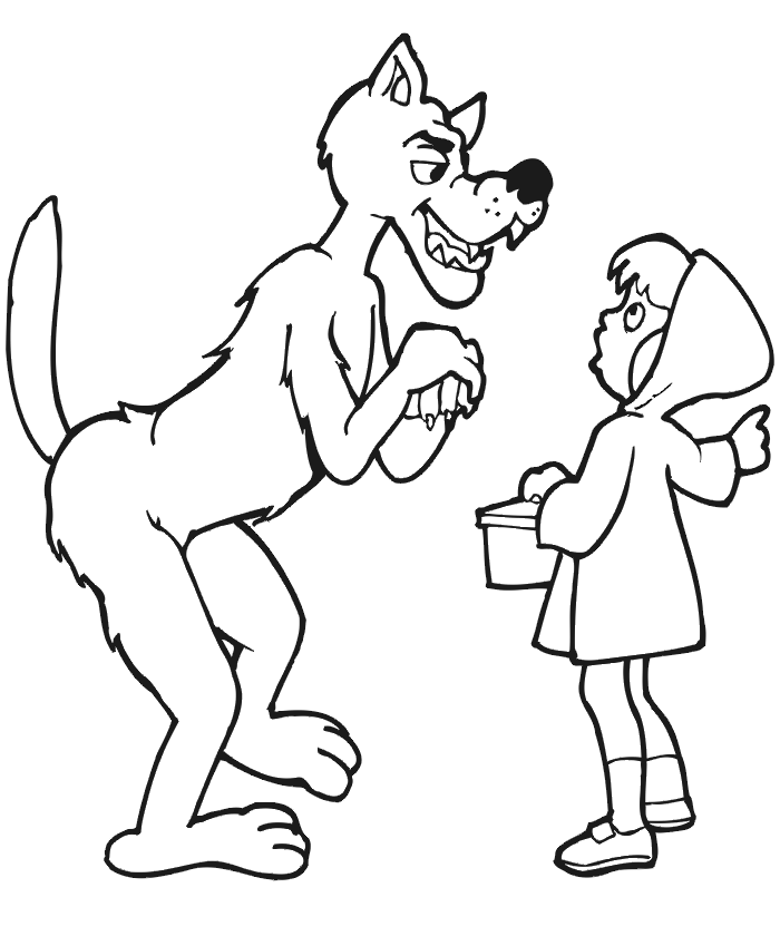 Little Red Riding Hood Coloring Pages