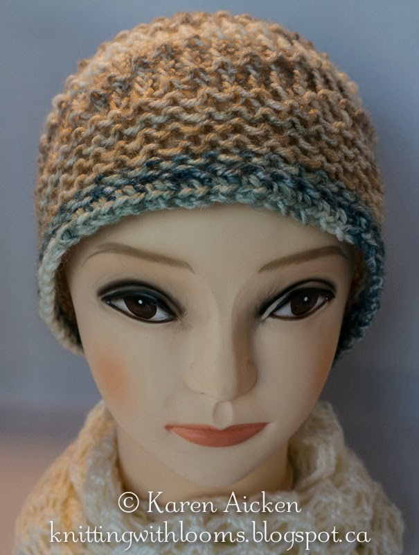 Knitting With Looms Lightweight Spiral Hat