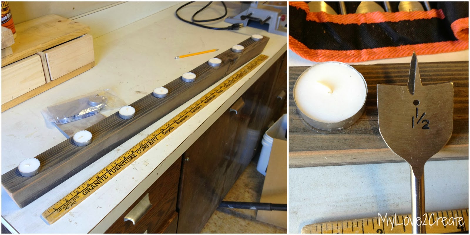 Rustic Candle Holder Tutorial My Love 2 Create