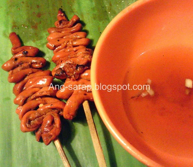 barbecued chicken intestine/isaw/IUD
