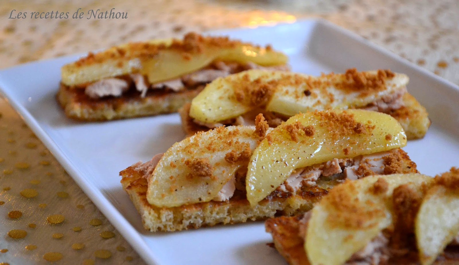 Soto Toasts De Pain Perdu Au Foie Gras Pomme Et Speculoos