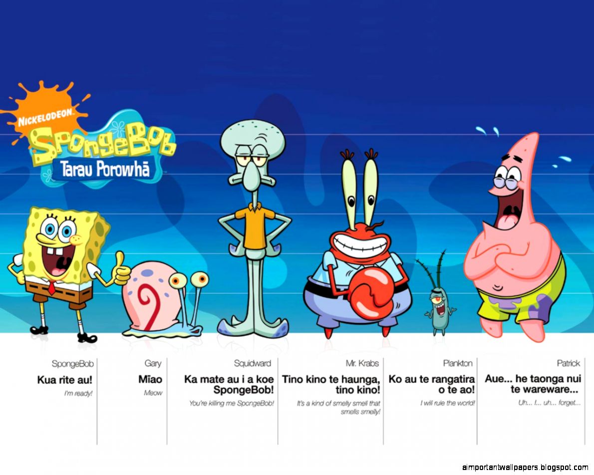 Patrick Spongebob SquarePants Characters Patrick Spongebob SquarePants Characters