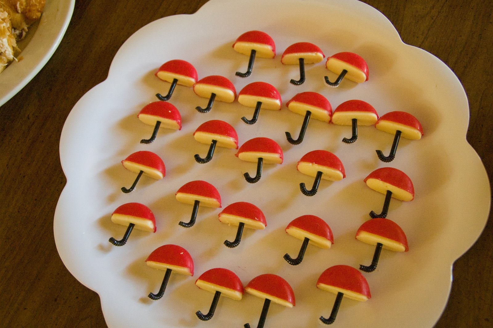 And We Had Little Umbrella Cheeses Too Idea From Cute Food For Kids There Are So Many Ideas Over It Was Another Fun Baby Shower