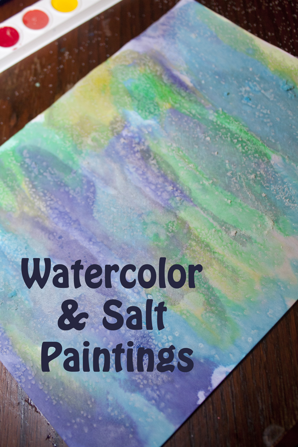 What Should I Paint painting with watercolors and salt - life with moore babies What Should I Paint painting with watercolors and salt - life with moore babies