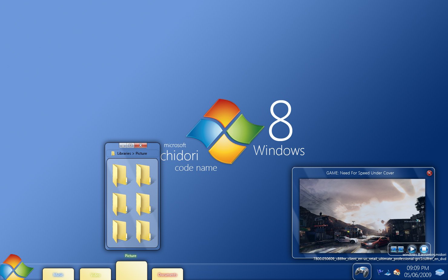 Microsoft Windows 8 Developer Preview 6.3.8102 (x64)
