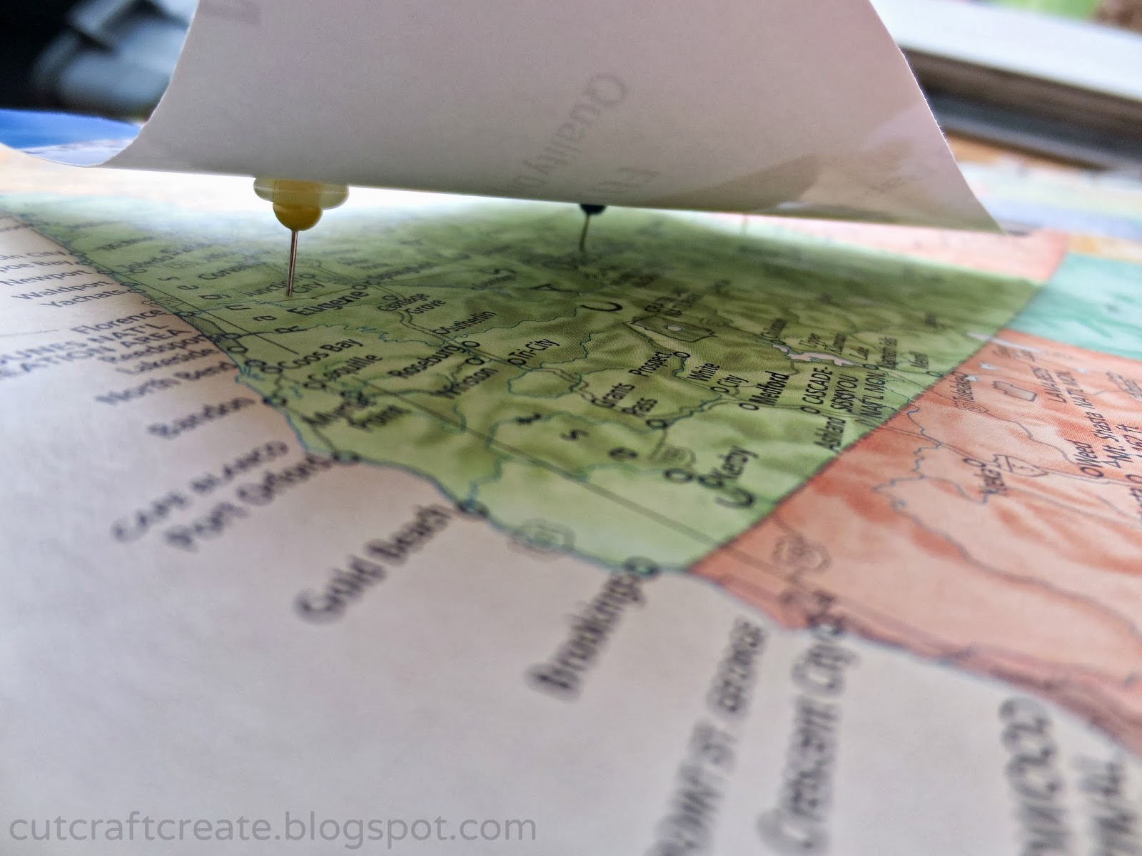 cut craft create personalized photo map for our paper anniversary