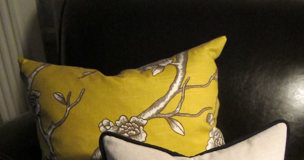 Finished Seams The Easiest Initial Pillow Cover