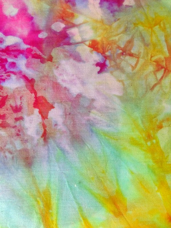Crafting a Life How to ice dye fabric