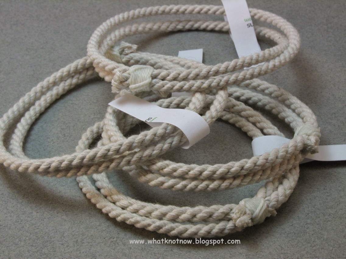 Knots and fiber bracelets handmade rope double loop bracelets 3490
