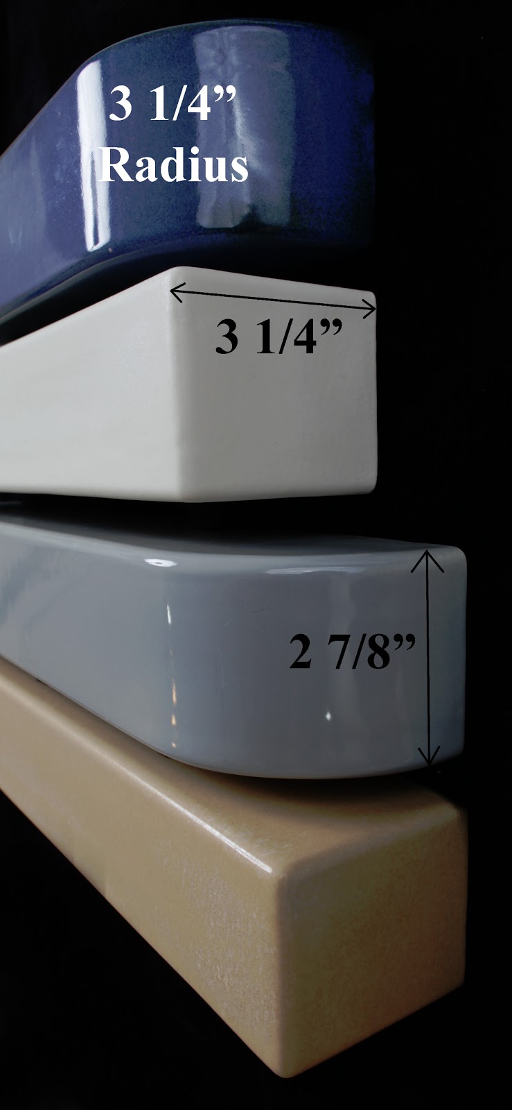 Bathroom Remodeling Design Ideas Tile Shower Niches Square and Rounded